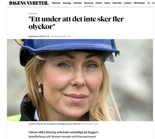 Ansvar Säkerhet, DN Debatt