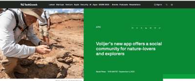 Voiijer, TechCrunch